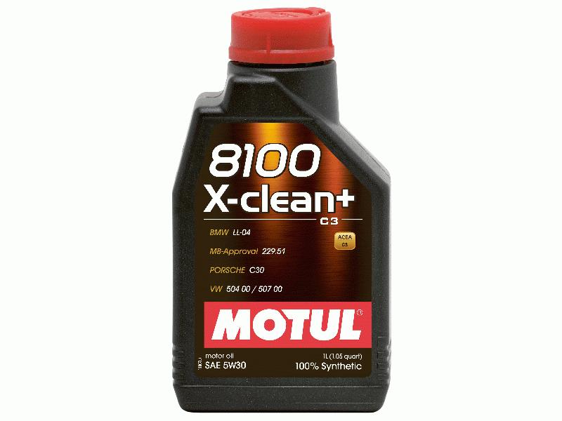 Motul 8100 X-CLEAN+ 5W-30 full synthetic engine oil 1L