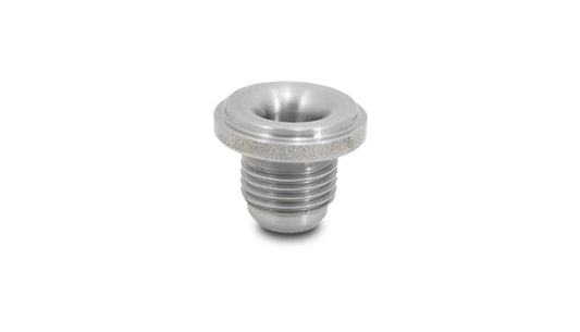 Vibrant Performance Male -4AN Steel Weld Bung (7/16-20 SAE Thread; 3/4" Flange OD)