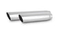 Vibrant Performance 3" Round Stainless Steel Tip (Single Wall, Angle Cut) - 2.25" inlet, 11" long