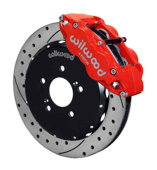 Wilwood Forged Narrow Superlite 6R Big Brake Front Brake Kit (Hat)