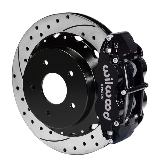 Wilwood Forged Narrow Superlite 4R Big Brake Rear Brake Kit For OE Parking Brake