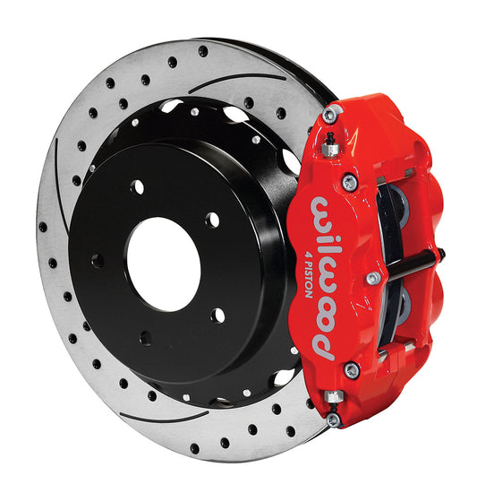 Wilwood Forged Narrow Superlite 4R Big Brake Rear Brake Kit For OE Parking Brake