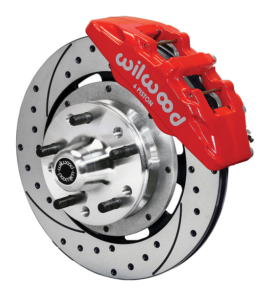 Wilwood Forged Dynapro 6 Big Brake Front Brake Kit (Hub)