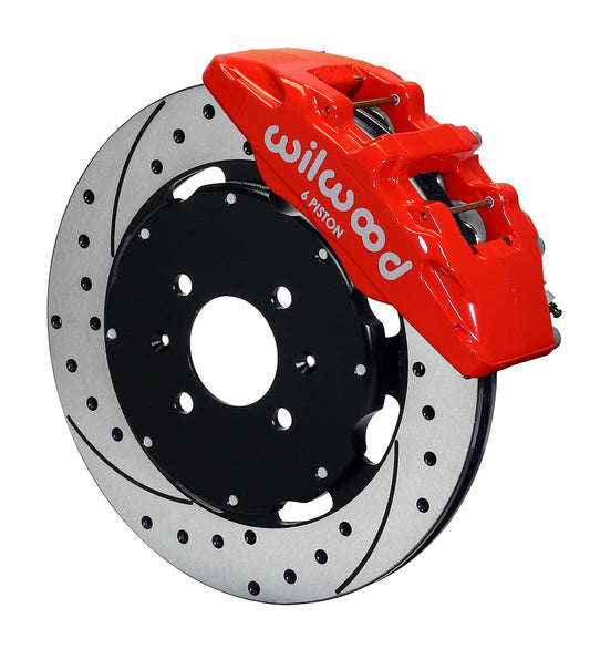 Wilwood Forged Dynapro 6 Big Brake Front Brake Kit (Hat)