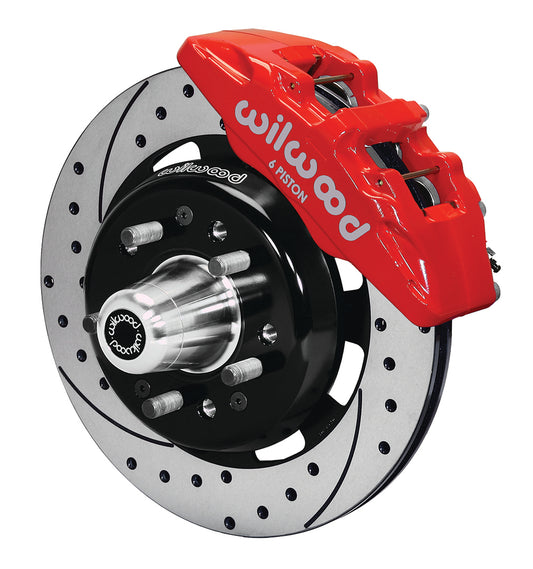 Wilwood Forged Dynapro 6 Big Brake Front Brake Kit (Hub)