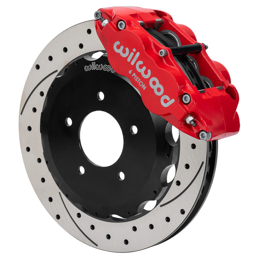 Wilwood Forged Narrow Superlite 6R Big Brake Front Brake Kit (Hat)