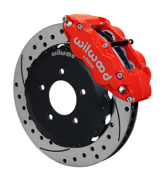 Wilwood Forged Narrow Superlite 6R Big Brake Front Brake Kit (Hat)