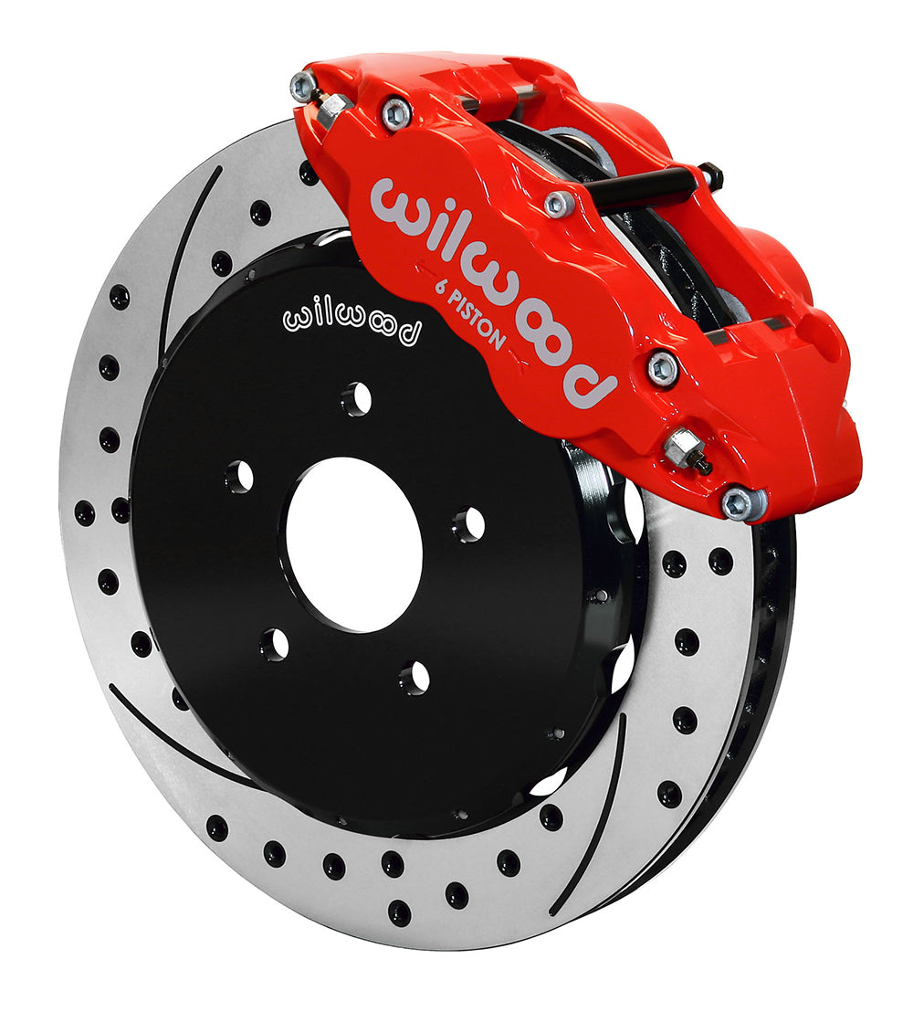 Wilwood Forged Narrow Superlite 6R Big Brake Front Brake Kit (Hat)