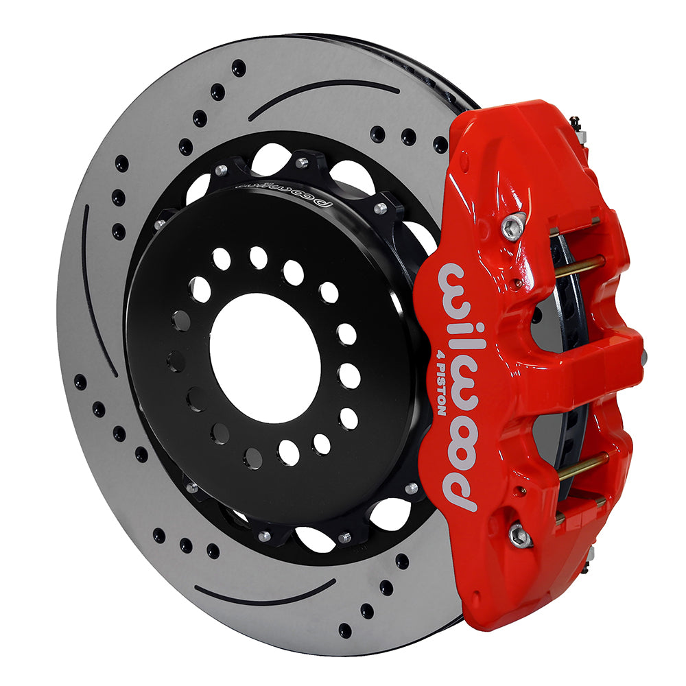 Wilwood AERO4 Big Brake Rear Brake Kit For OE Parking Brake