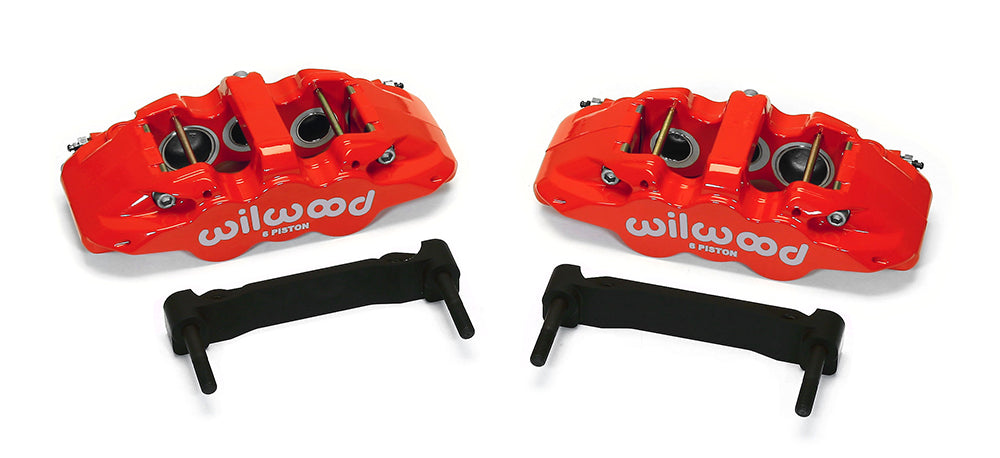 Wilwood AERO6 Front Caliper and Bracket Upgrade Kit for Corvette C5-C6