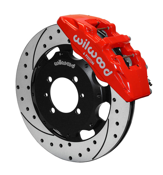 Wilwood Forged Dynapro 6 Big Brake Front Brake Kit (Hat)