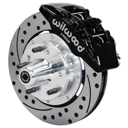Wilwood Forged Dynapro 6 Big Brake Front Brake Kit (Hub)