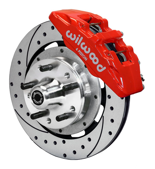 Wilwood Forged Dynapro 6 Big Brake Front Brake Kit (Hub)