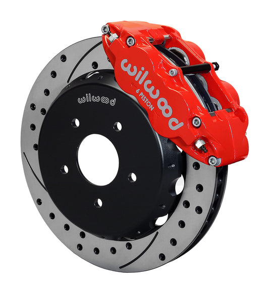 Wilwood Forged Narrow Superlite 6R Big Brake Front Brake Kit (Hat)