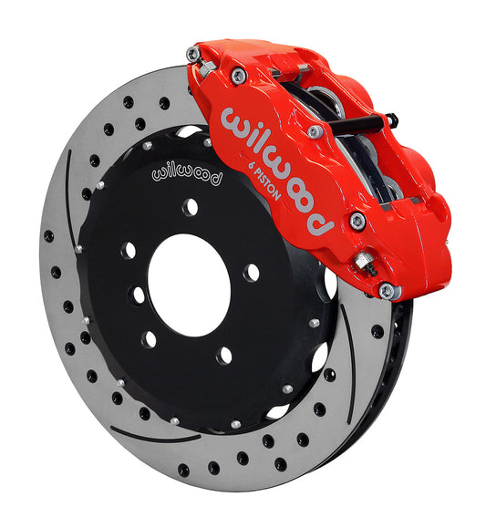 Wilwood Forged Narrow Superlite 6R Big Brake Front Brake Kit (Hat)