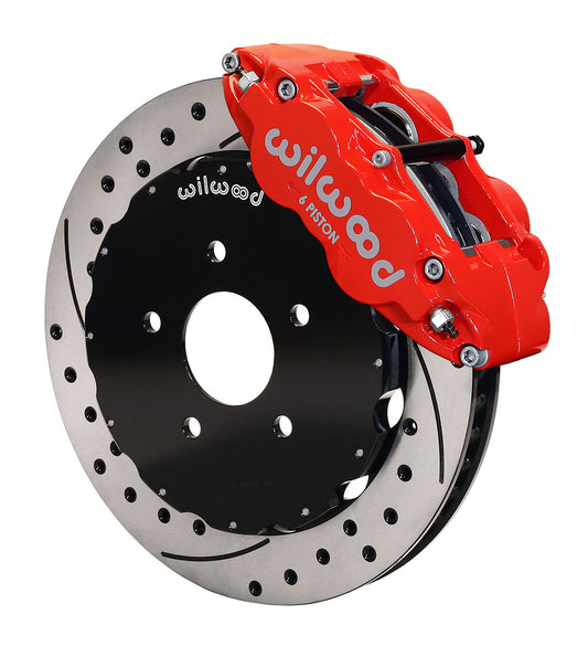 Wilwood Forged Narrow Superlite 6R Big Brake Front Brake Kit (Hat)