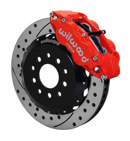 Wilwood Forged Narrow Superlite 6R Big Brake Front Brake Kit (Hat)