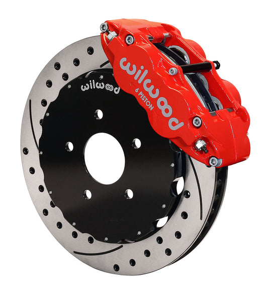 Wilwood Forged Narrow Superlite 6R Big Brake Front Brake Kit (Hat)